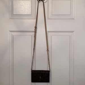 Michael kors monogram crossbody/ wallet